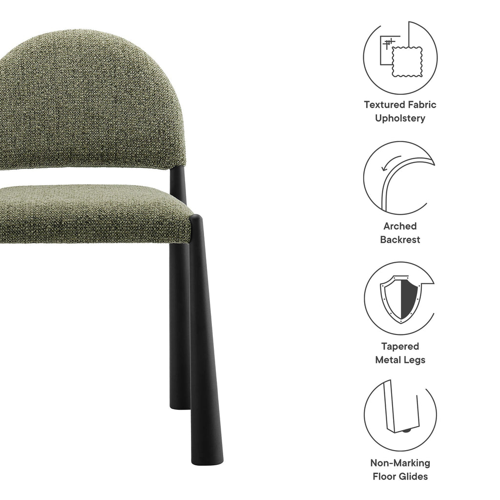Hayley Upholstered Fabric Dining Side Chair by Modway