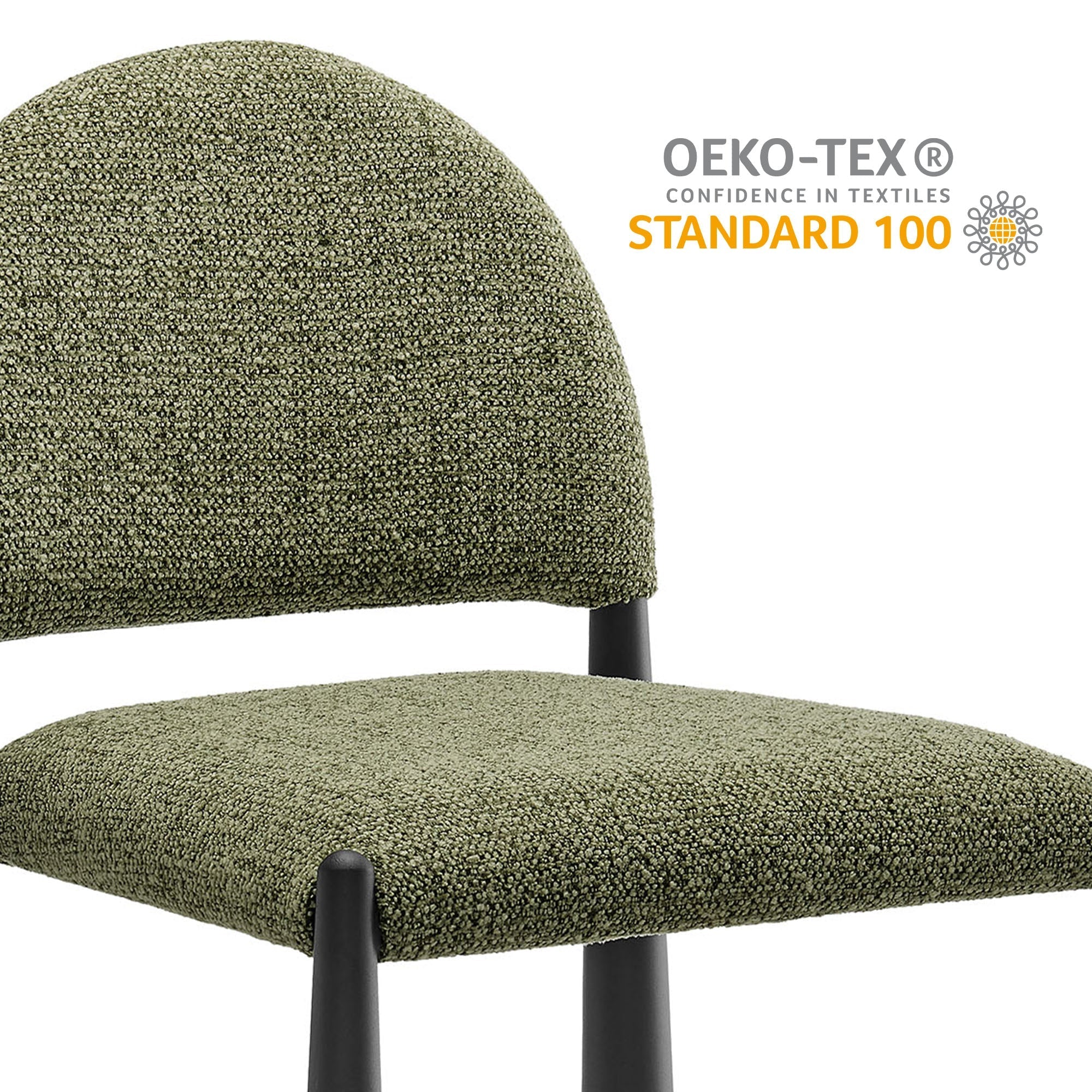 Hayley Upholstered Fabric Dining Side Chair by Modway