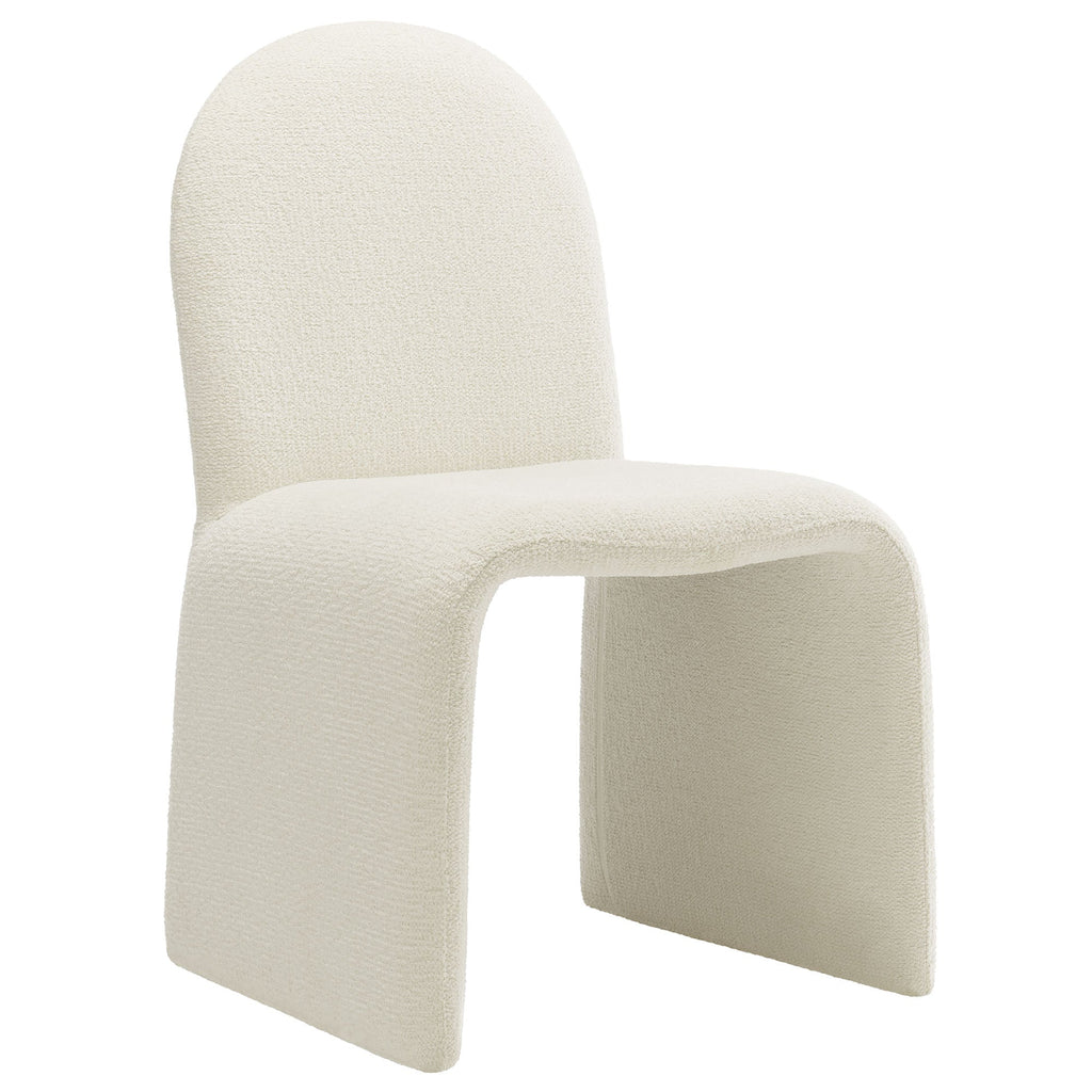 Junia Boucle Upholstered Armless Dining Chair by Modway