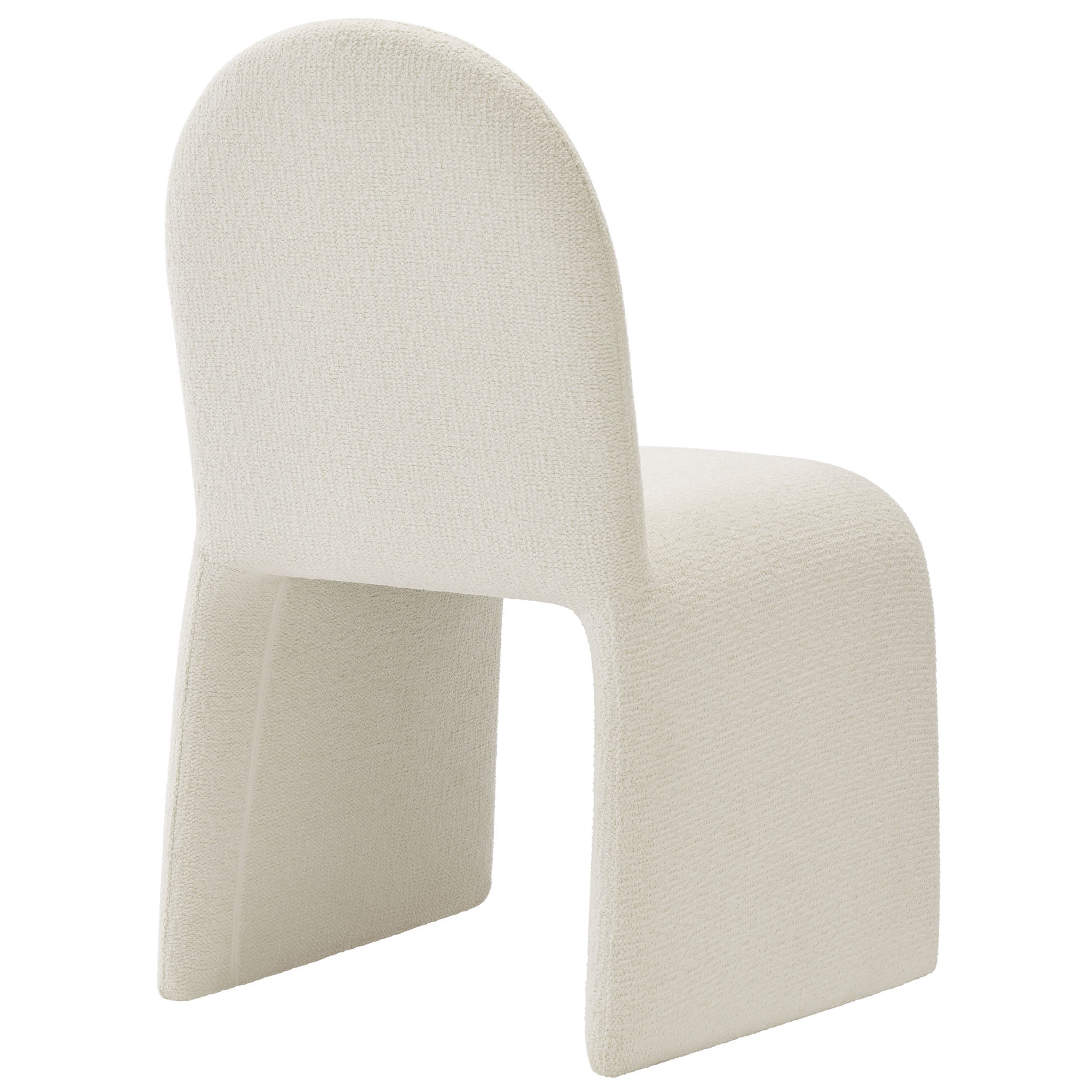 Junia Boucle Upholstered Armless Dining Chair by Modway