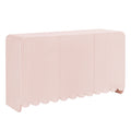 Dahlia Fluted and Scalloped Sideboard Storage Cabinet