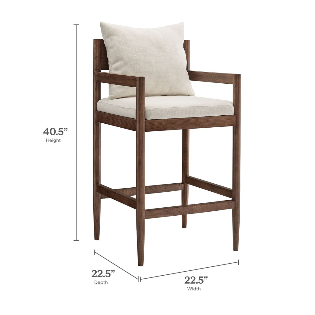 Remington Wood Bar Stool by Modway