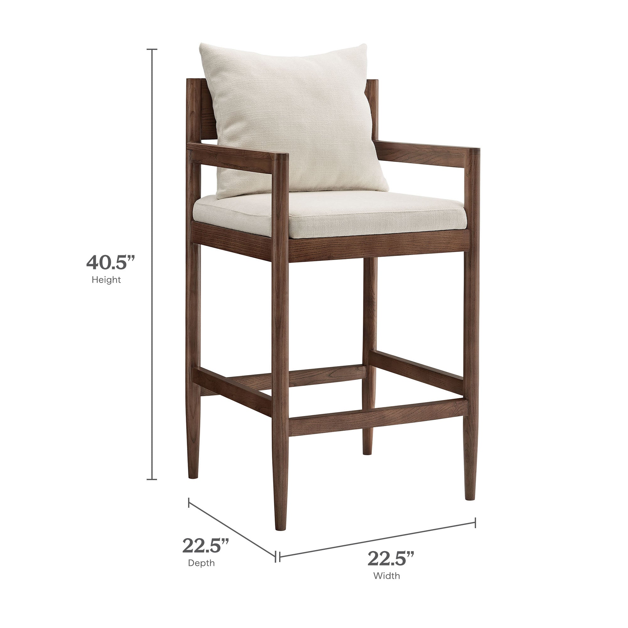 Remington Wood Bar Stool by Modway