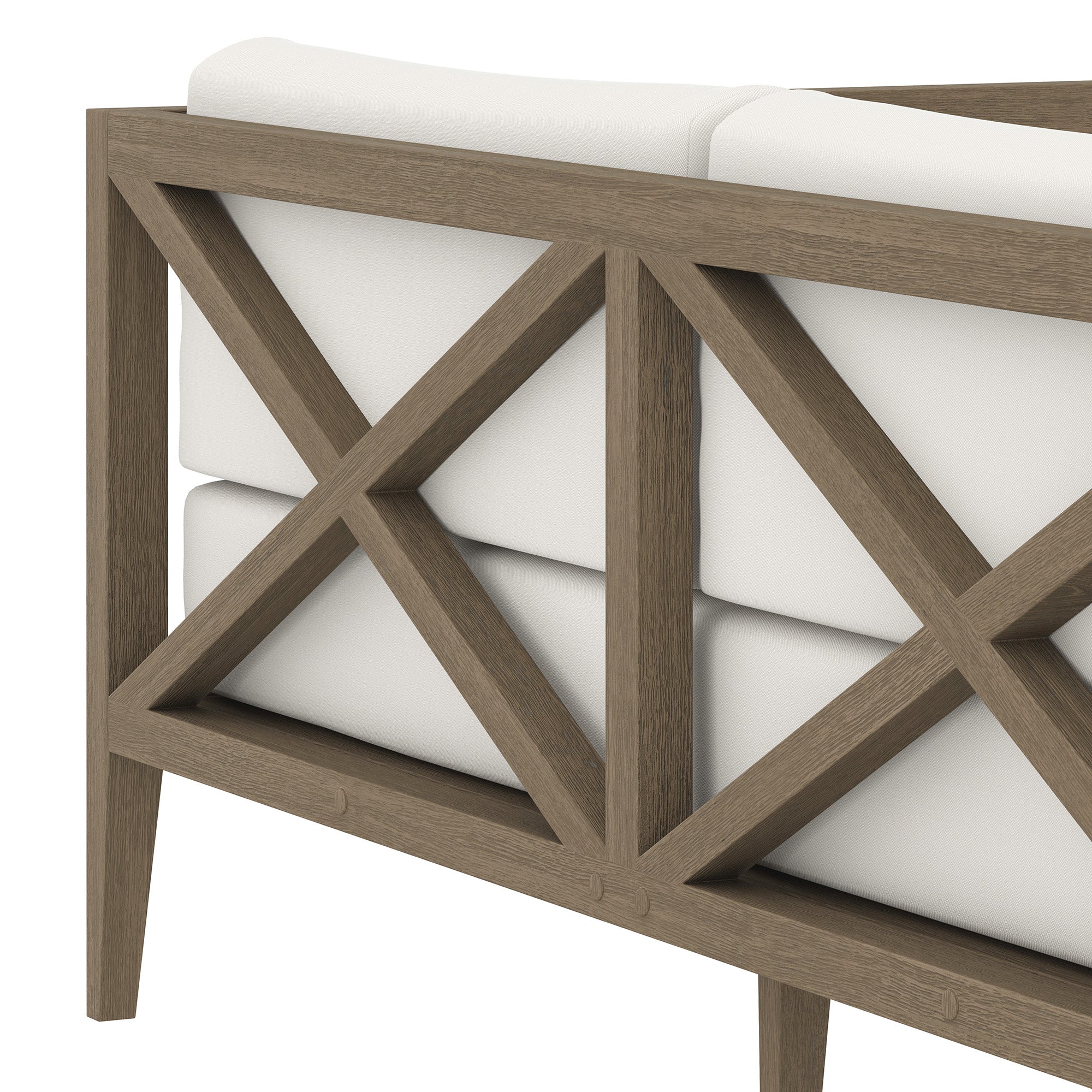Northlake Outdoor Patio Teak Loveseat by Modway