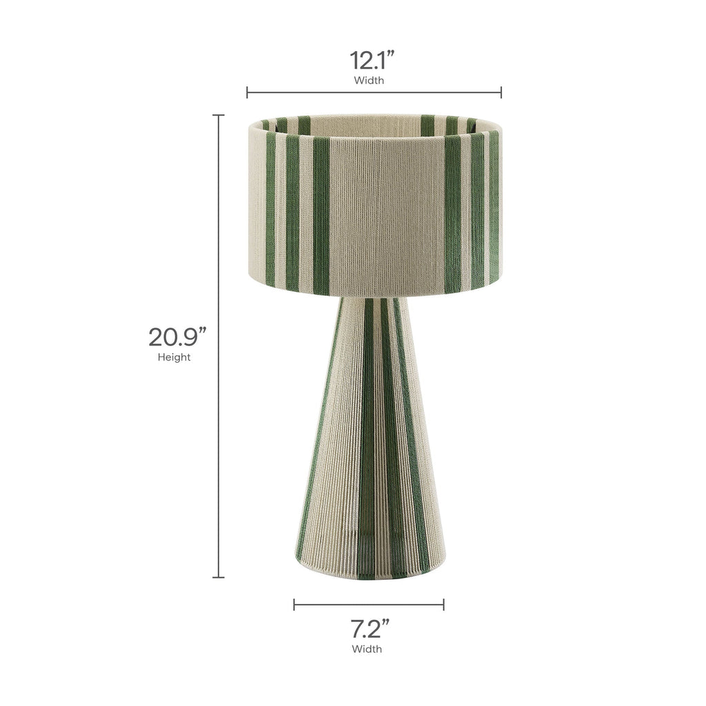 Gia Handwoven Cotton Thread Table Lamp by Modway