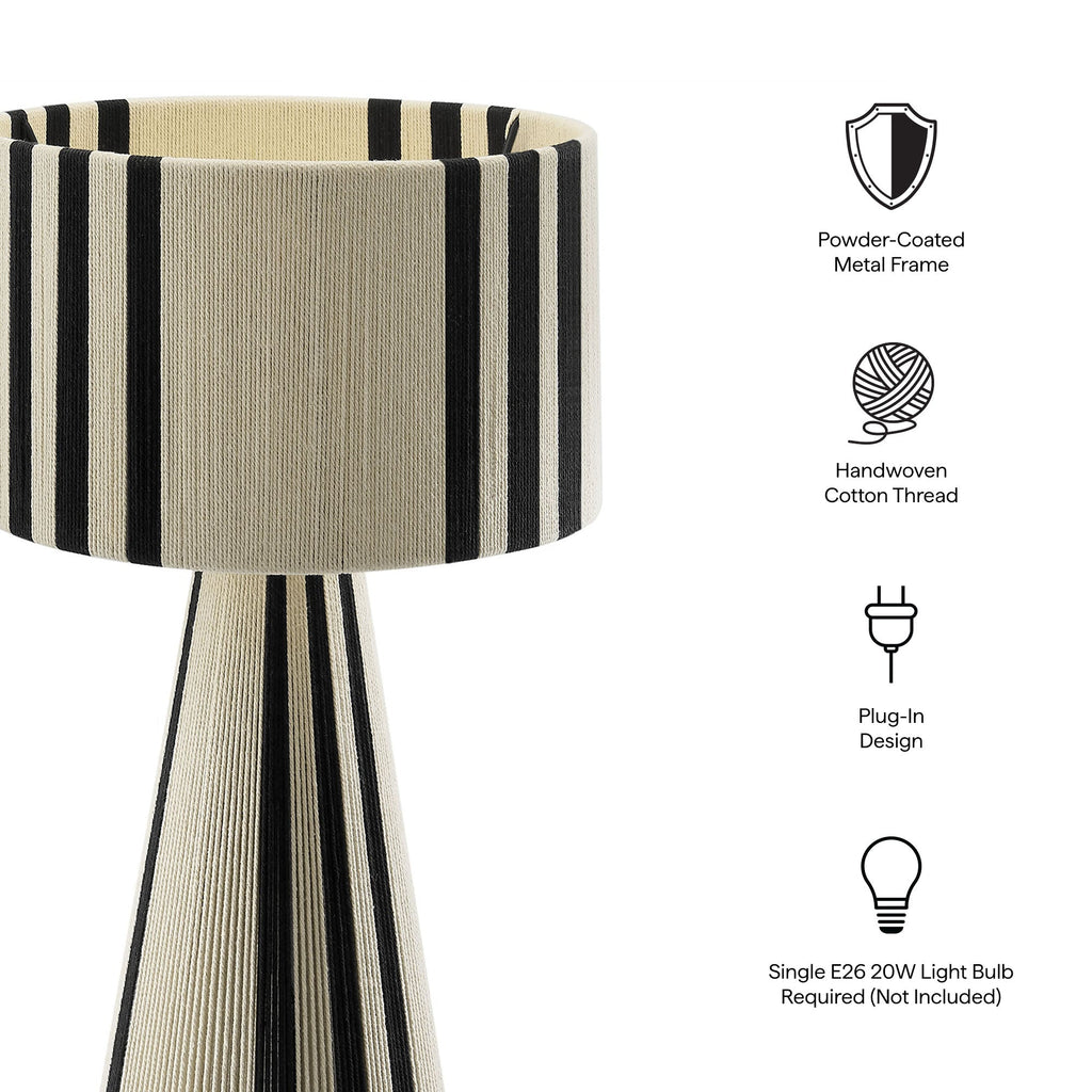 Gia Handwoven Cotton Thread Table Lamp by Modway