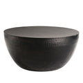 Mella 32 Inch Metal Hammered Coffee Table by Modway