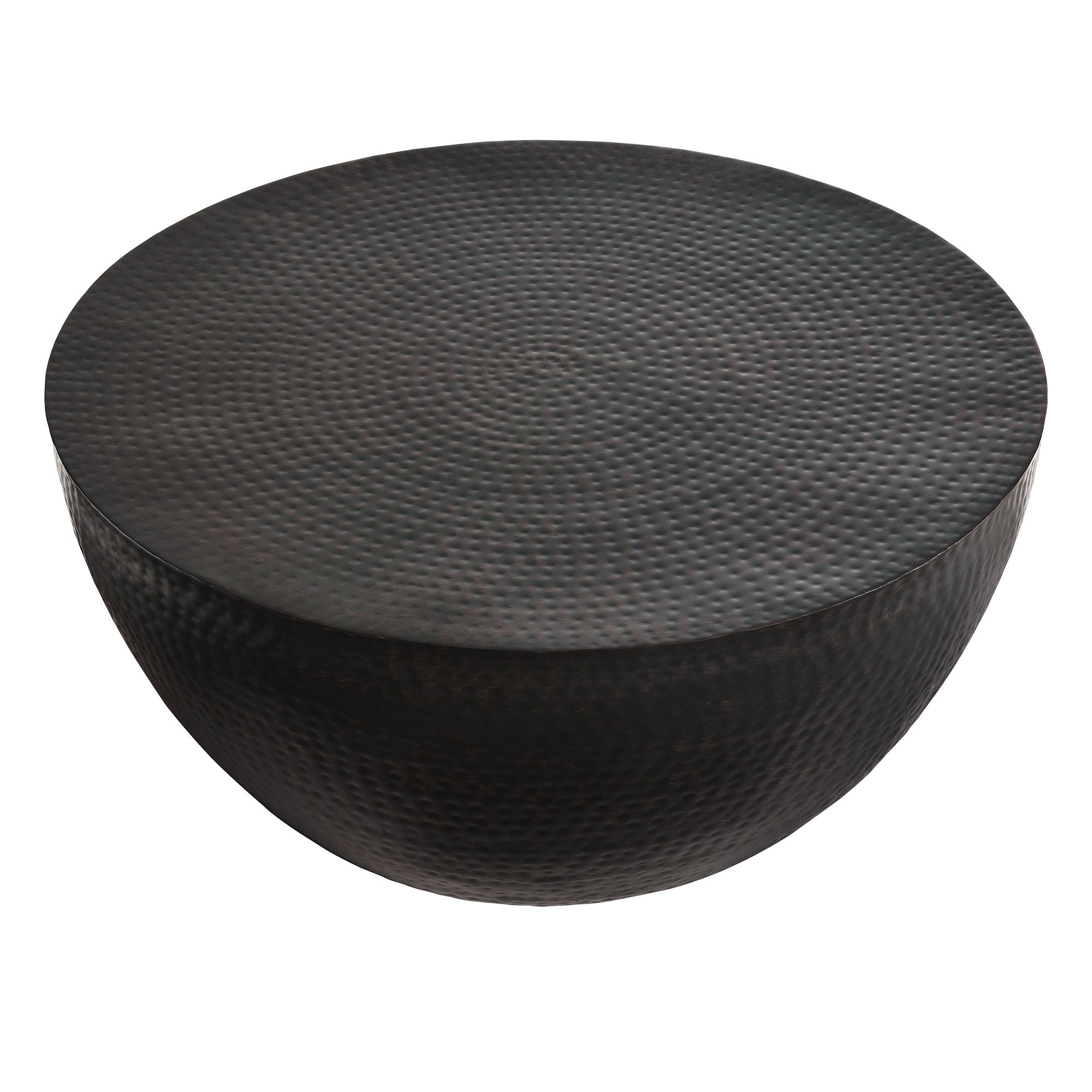 Mella 32 Inch Metal Hammered Coffee Table by Modway