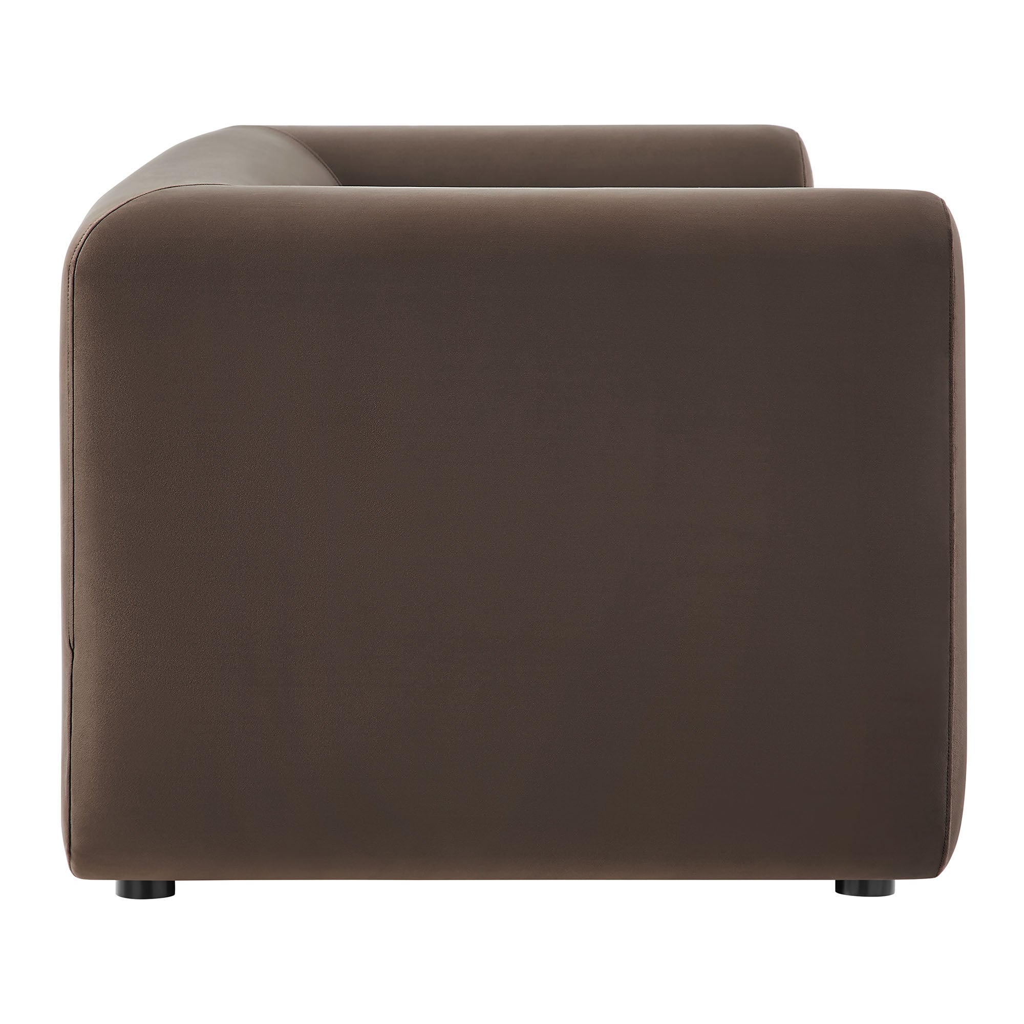 Leif 89" Performance Velvet Upholstered Sofa by Modway