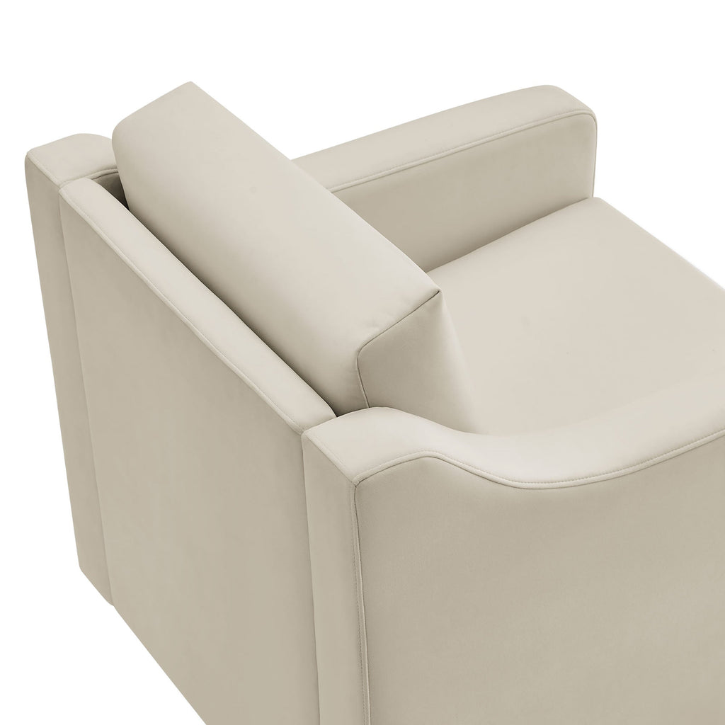 Liora Performance Velvet Swivel Armchair by Modway