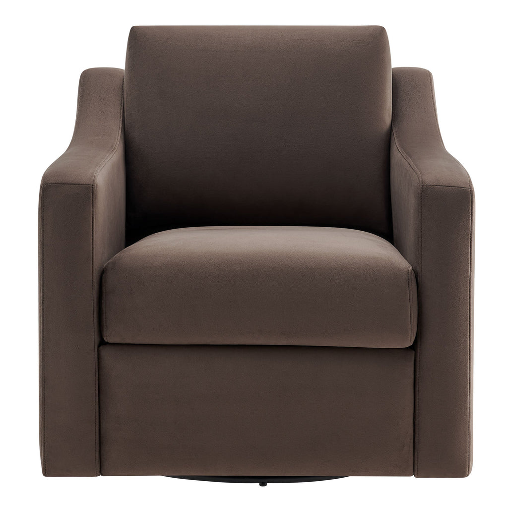 Liora Performance Velvet Swivel Armchair by Modway