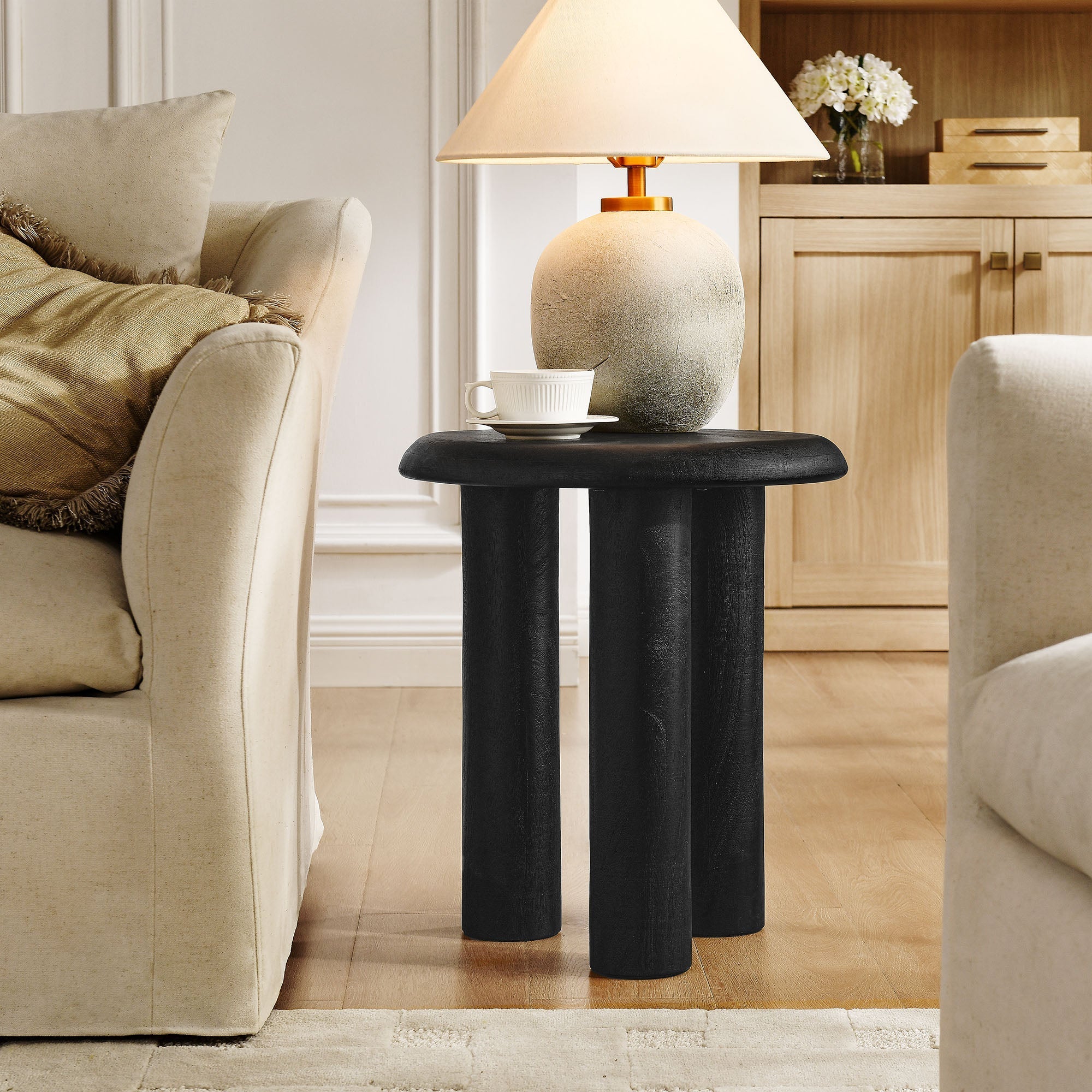 Mavina Mango Wood Side Table by Modway