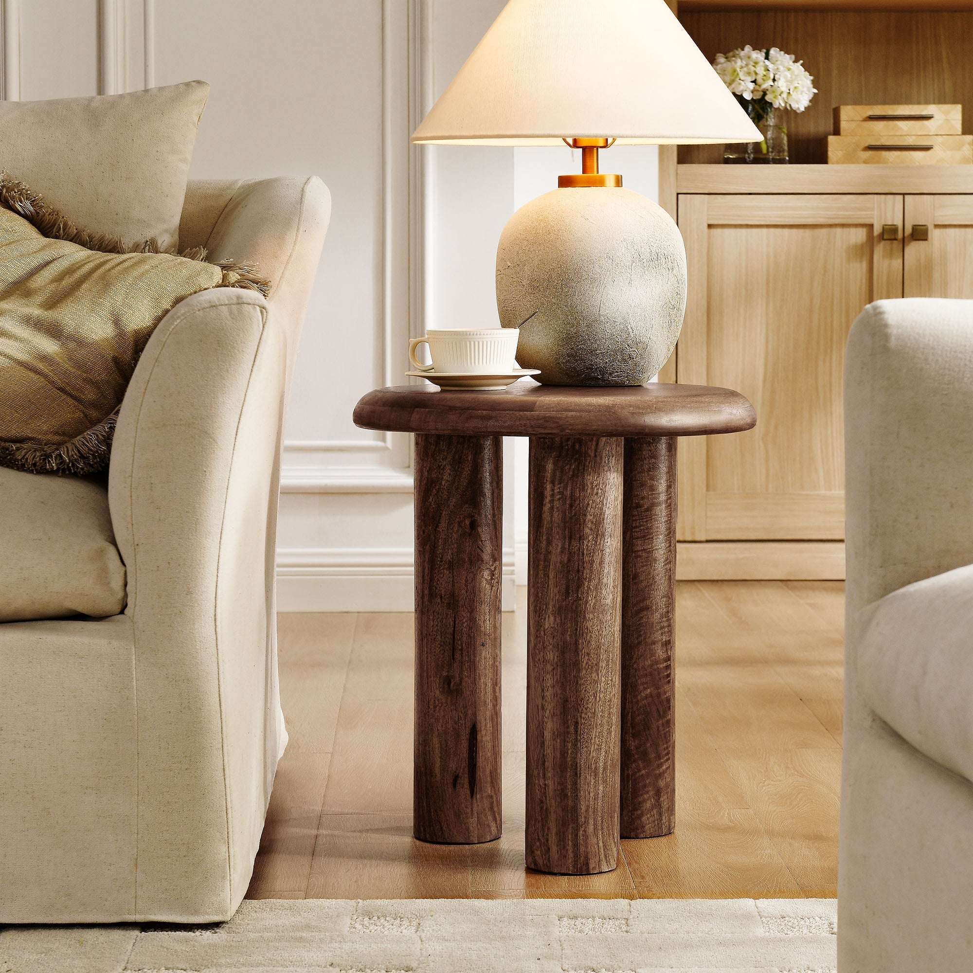 Mavina Mango Wood Side Table by Modway