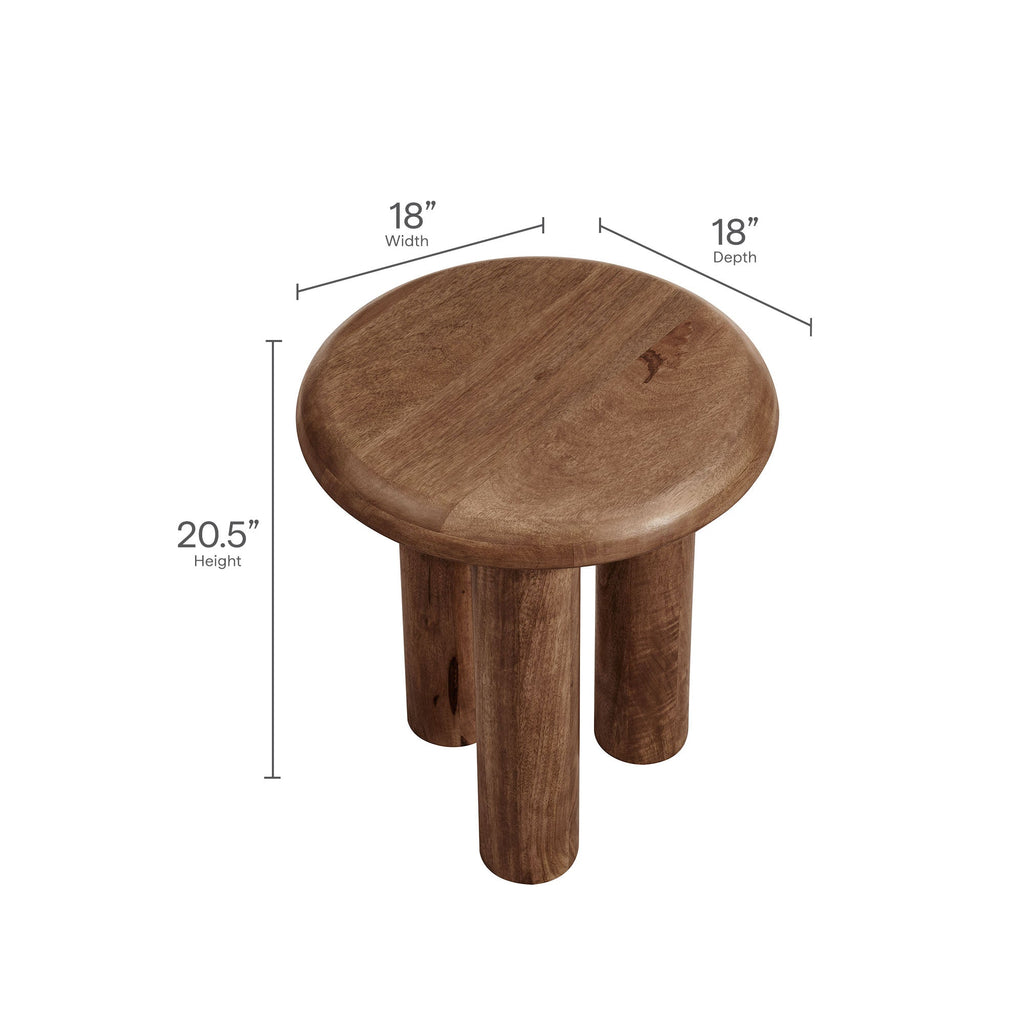 Mavina Mango Wood Side Table by Modway