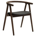 Henry Vegan Leather and Wood Dining Chair