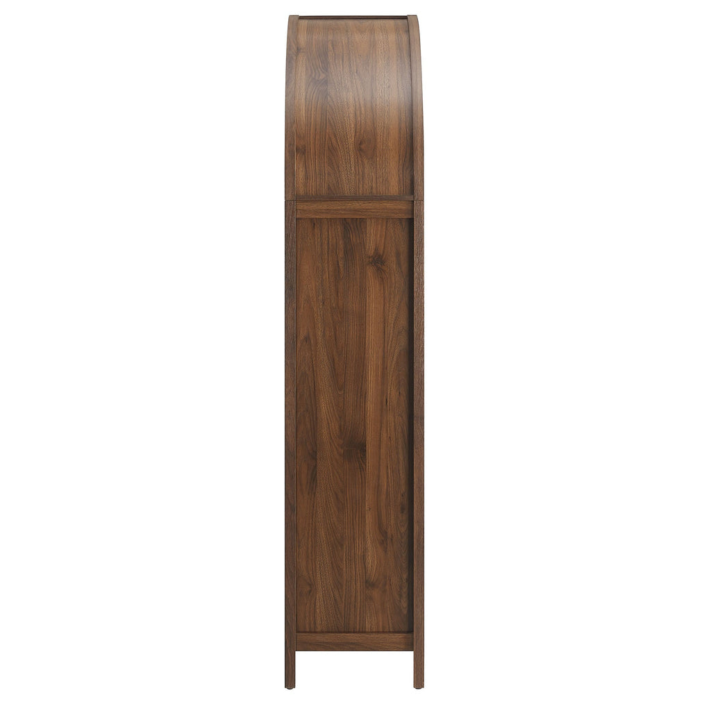 Calista 79" Tall Wide Rattan Arched Storage Cabinet by Modway