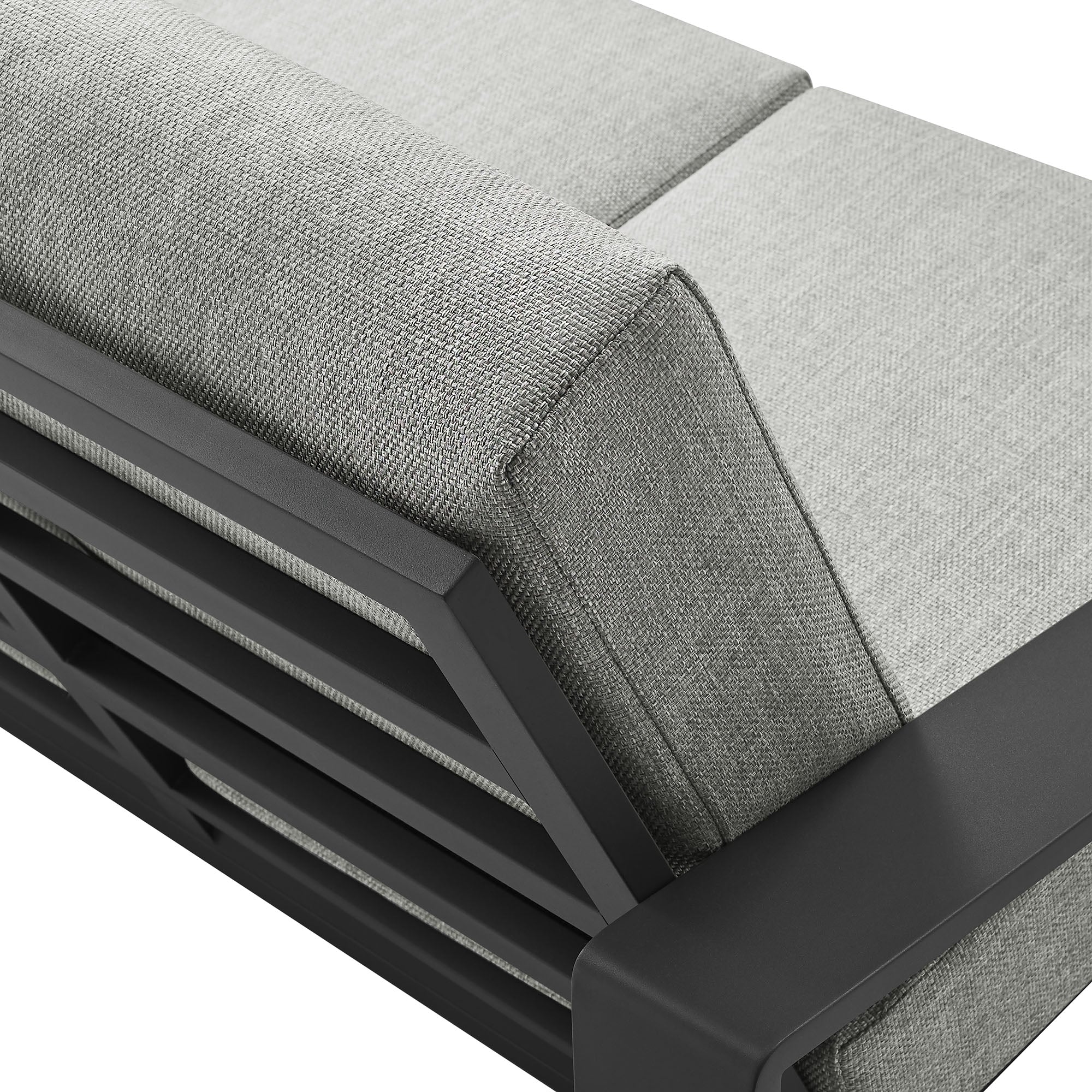 Lirienne Outdoor Patio Aluminum Loveseat by Modway
