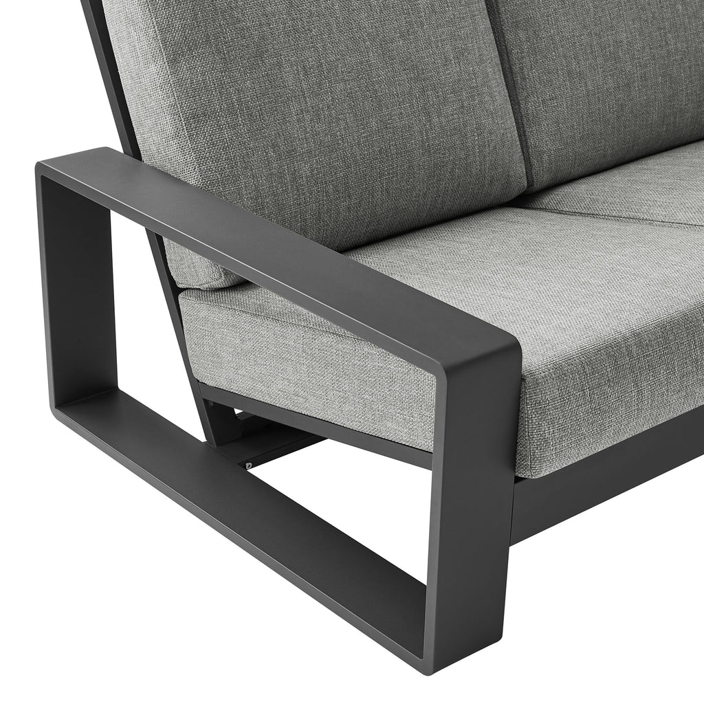 Lirienne Outdoor Patio Aluminum Sofa by Modway