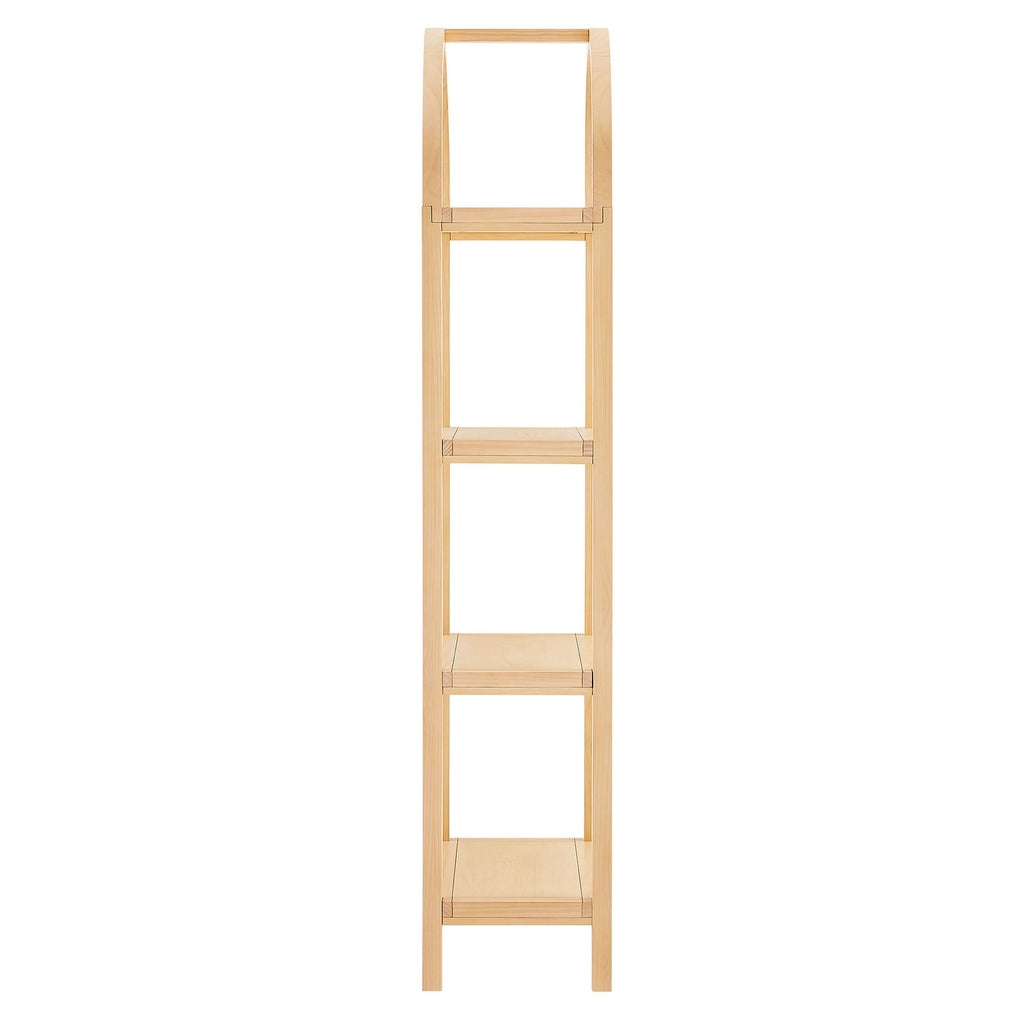 Vexley 72 Inch Tall Narrow Arched Bookshelf by Modway