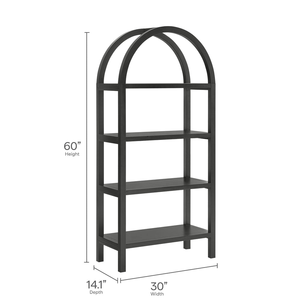 Vexley 60 Inch Arched Bookshelf by Modway