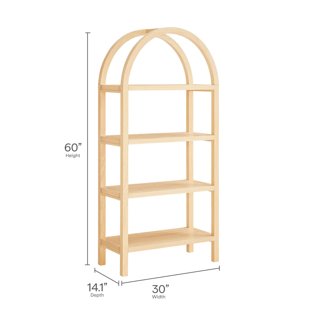 Vexley 60 Inch Arched Bookshelf by Modway