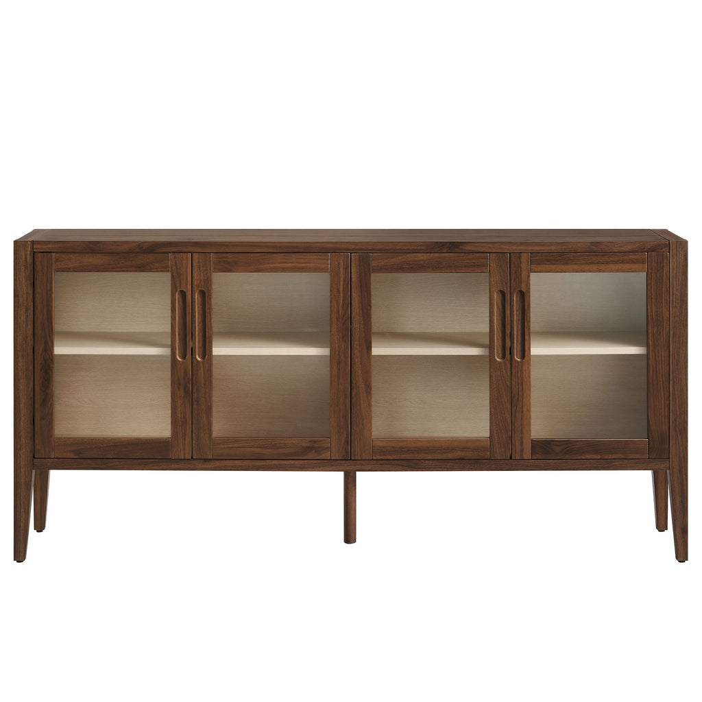Nell 72" Glass Door Sideboard Cabinet by Modway