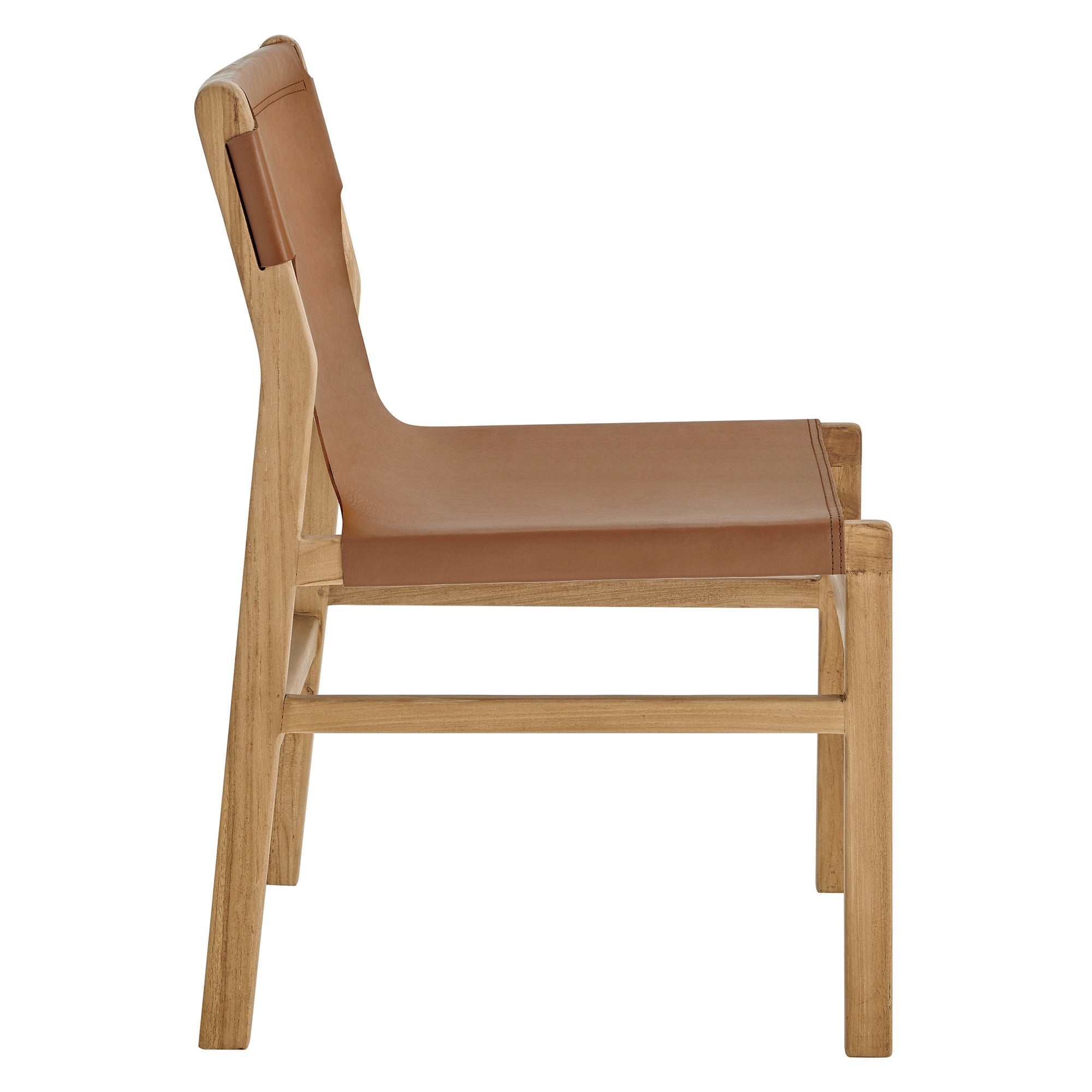 Sonora Leather Dining Side Chair by Modway