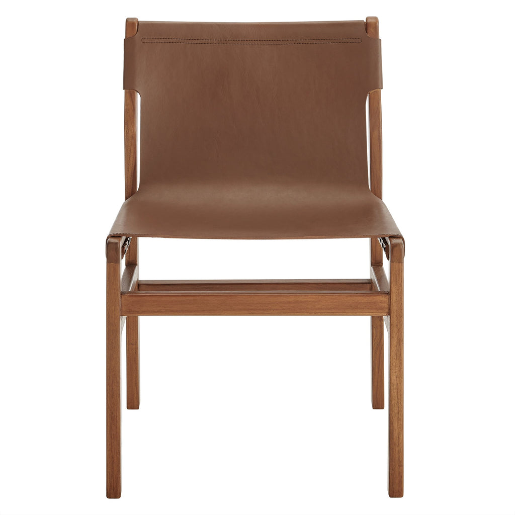 Sonora Leather Dining Side Chair by Modway