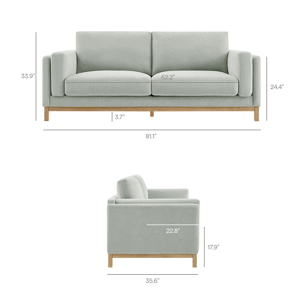 Roscoe 81 Inch Fabric Sofa by Modway