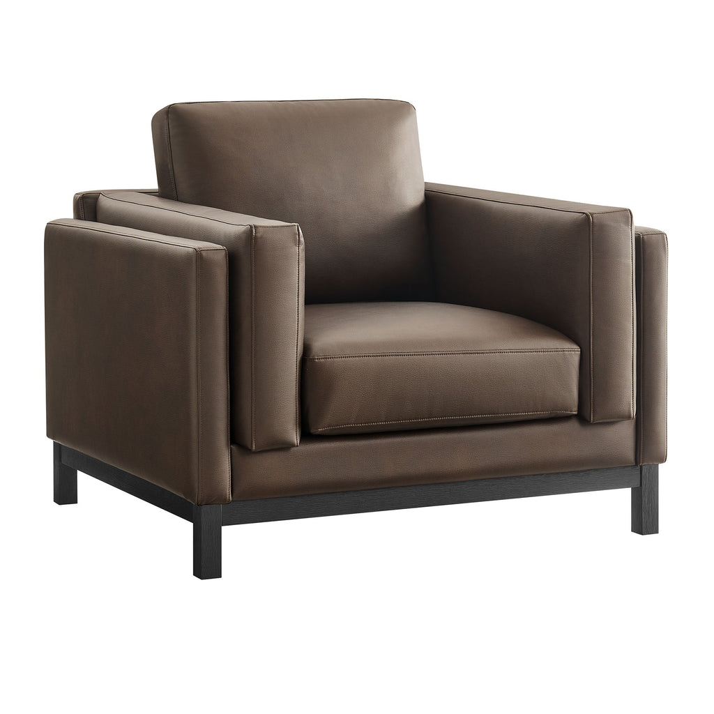 Roscoe Vegan Leather Armchair by Modway