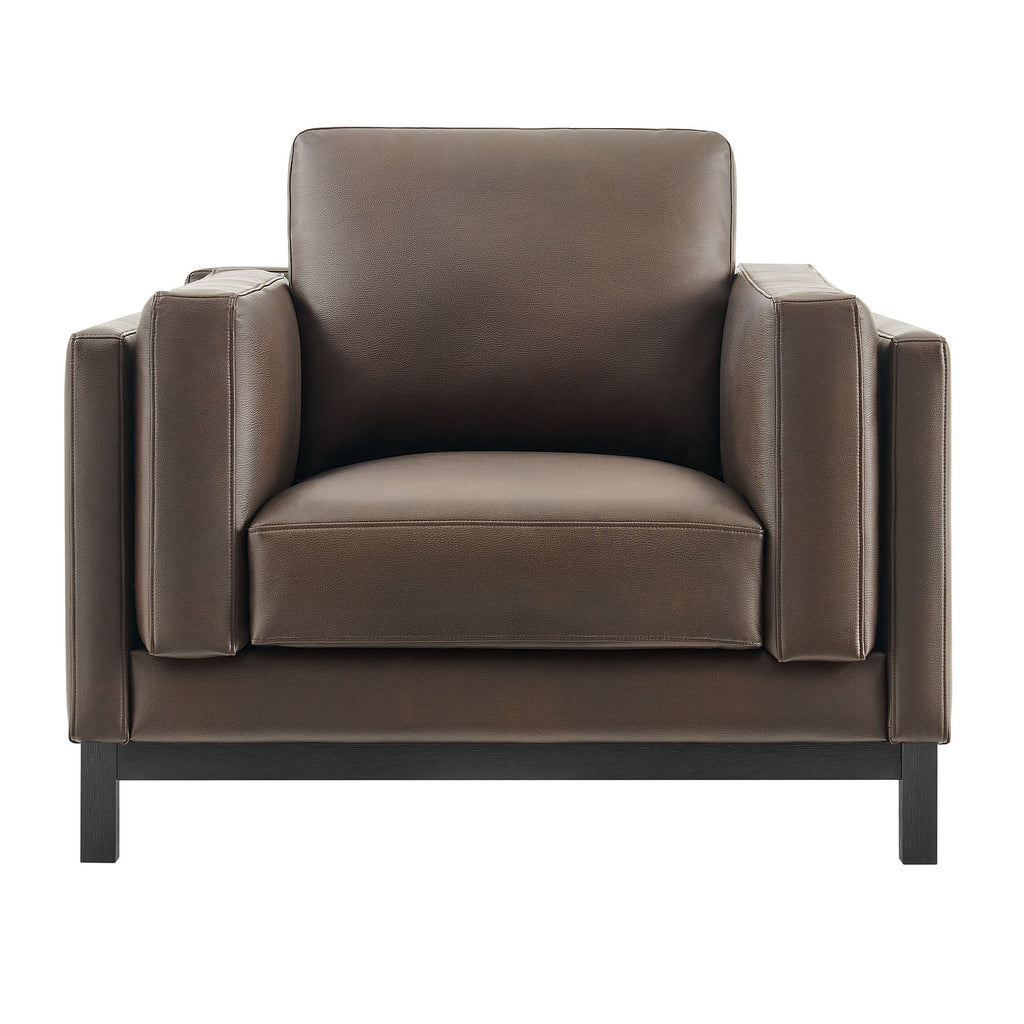 Roscoe Vegan Leather Armchair by Modway