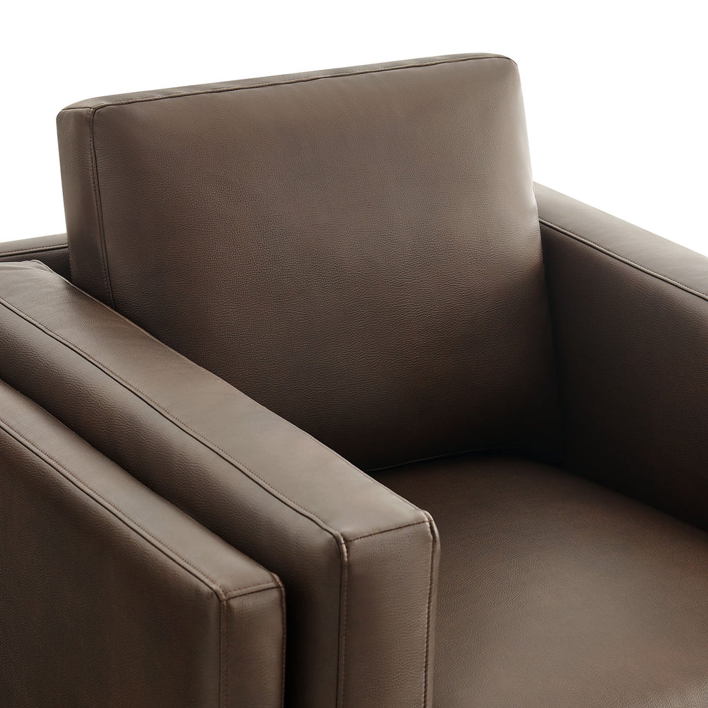 Roscoe Vegan Leather Armchair by Modway