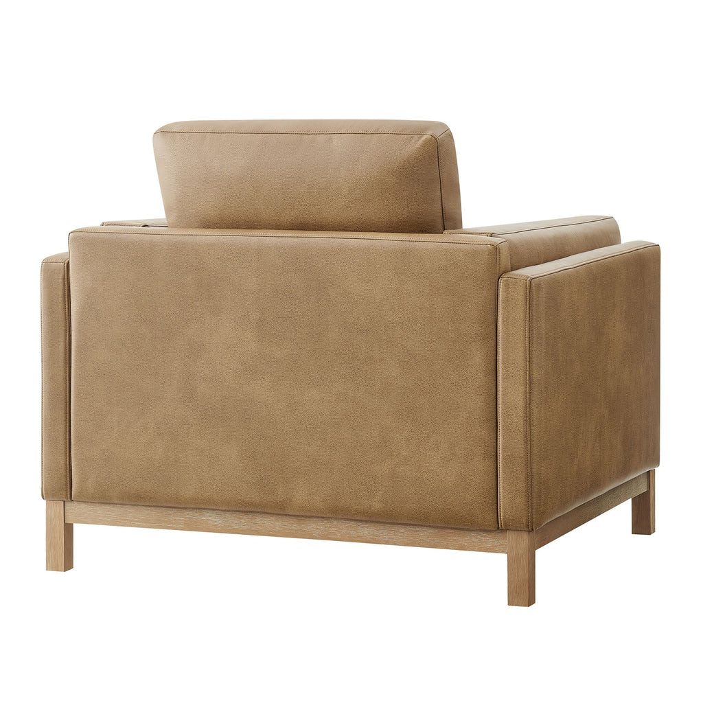 Roscoe Vegan Leather Armchair by Modway