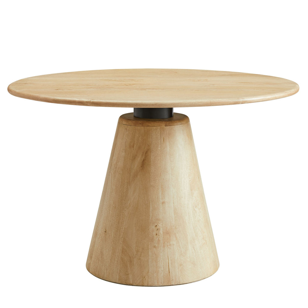 Sabelle 47" Round Wood Dining Table by Modway