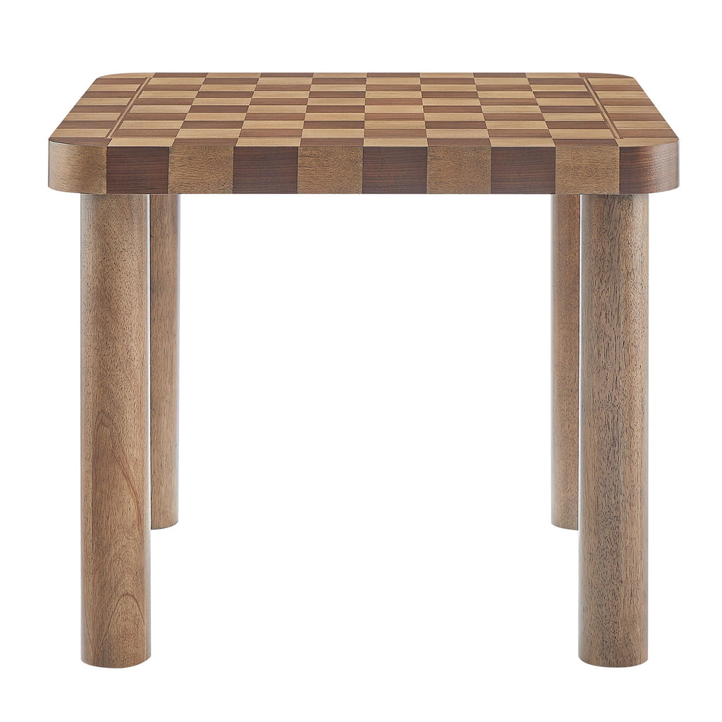 Oscar 36" Square Checkered Dining Table by Modway