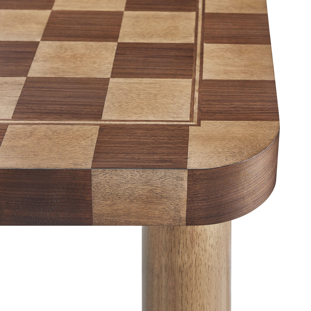 Oscar 36" Square Checkered Dining Table by Modway
