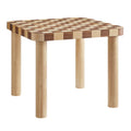 Oscar 36" Square Checkered Dining Table by Modway