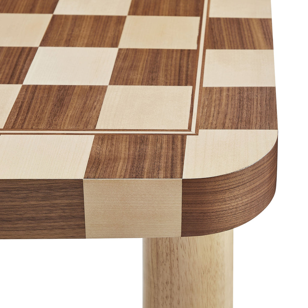 Oscar 36" Square Checkered Dining Table by Modway