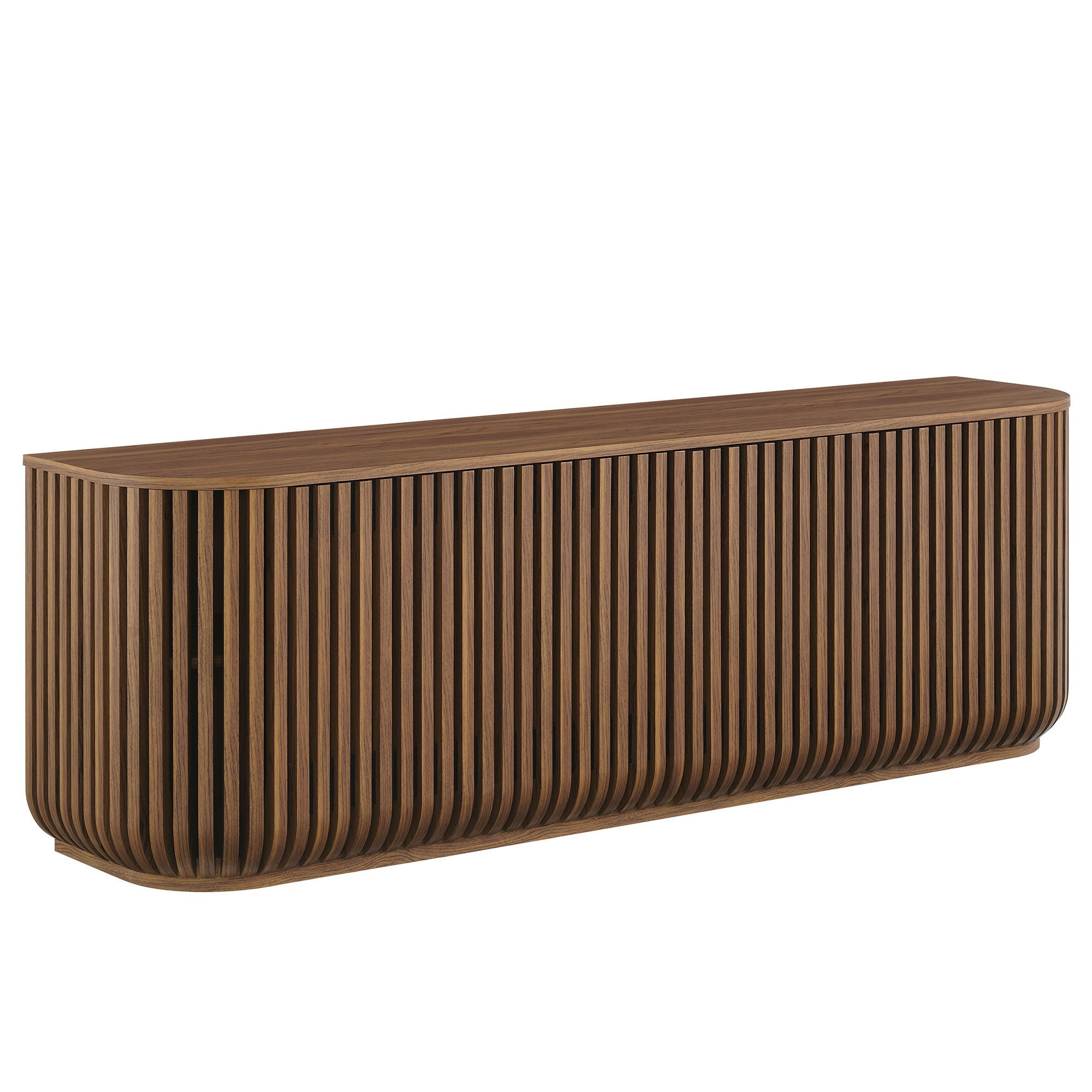 Fortitude 75" Curved Sideboard Storage Cabinet by Modway