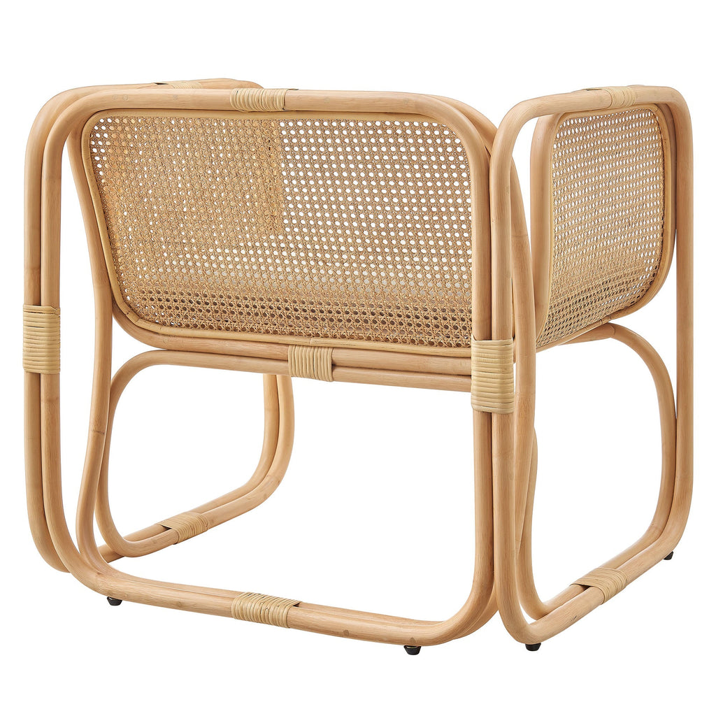 Ellis Natural Rattan Accent Armchair by Modway