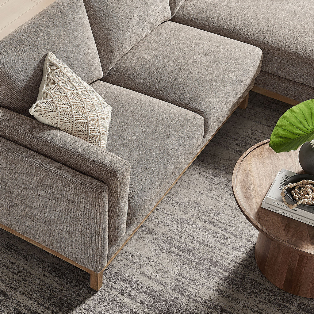 Roscoe Right-Facing Fabric Sectional Sofa with Chaise by Modway
