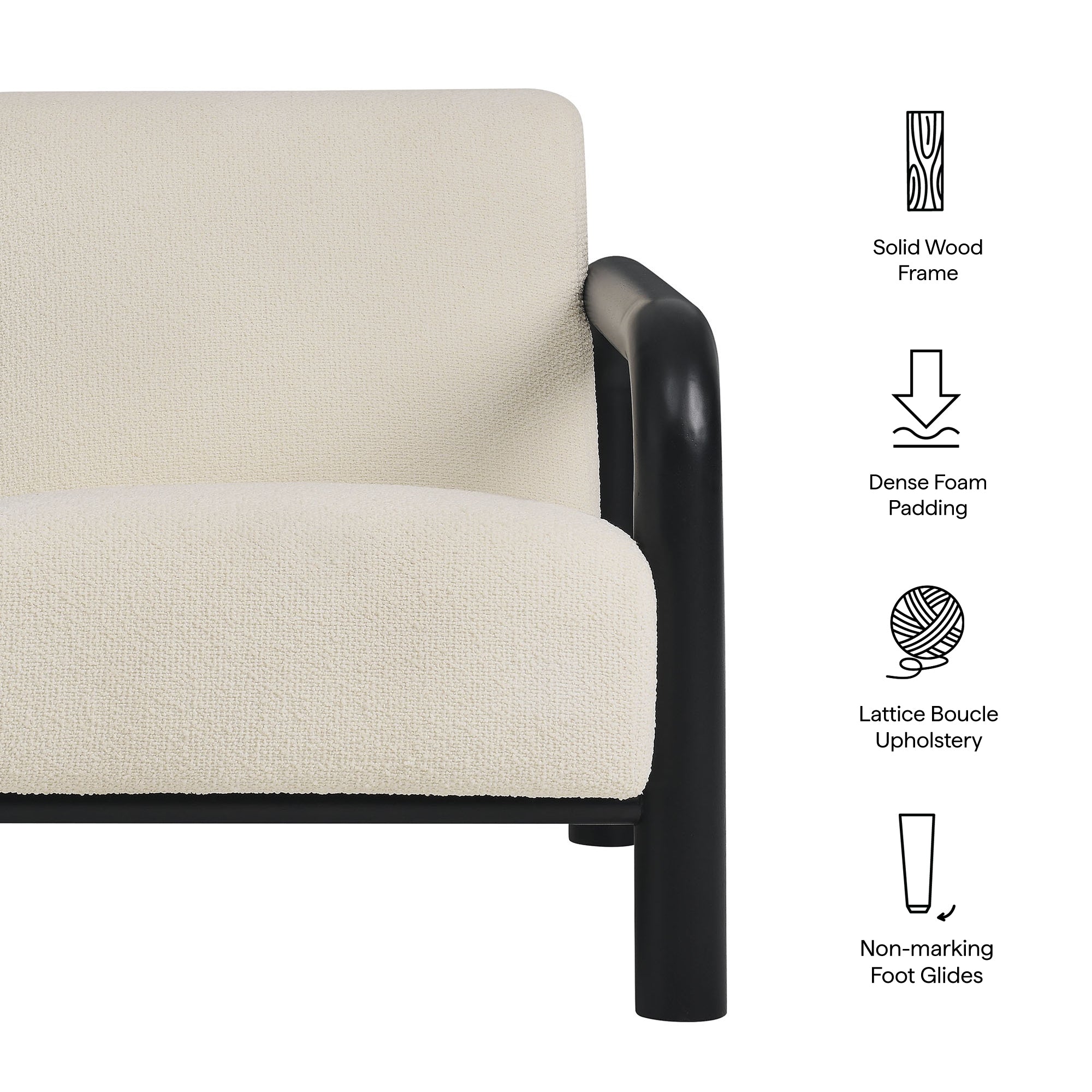 Sereno Boucle Accent Chair by Modway