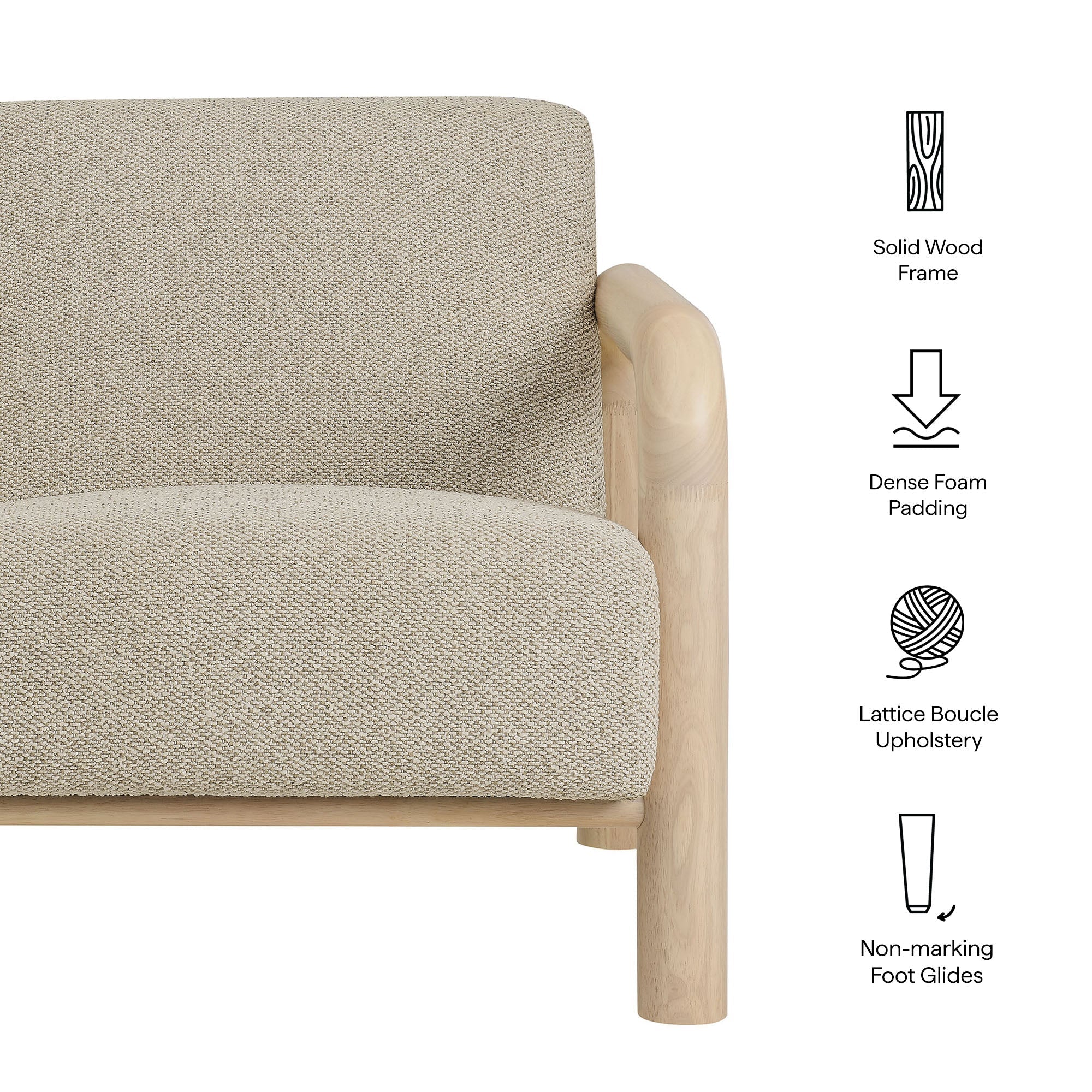 Sereno Boucle Accent Chair by Modway