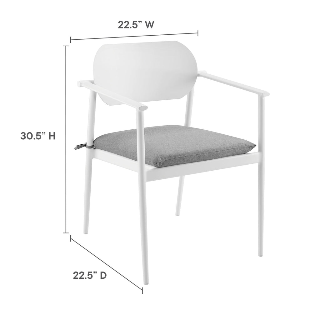 Aeris 7-Piece Outdoor Patio Aluminum Dining Set by Modway