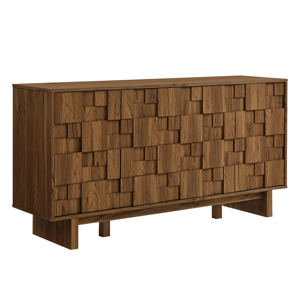 Owen 59 Inch 4 Door Geometric Sideboard by Modway