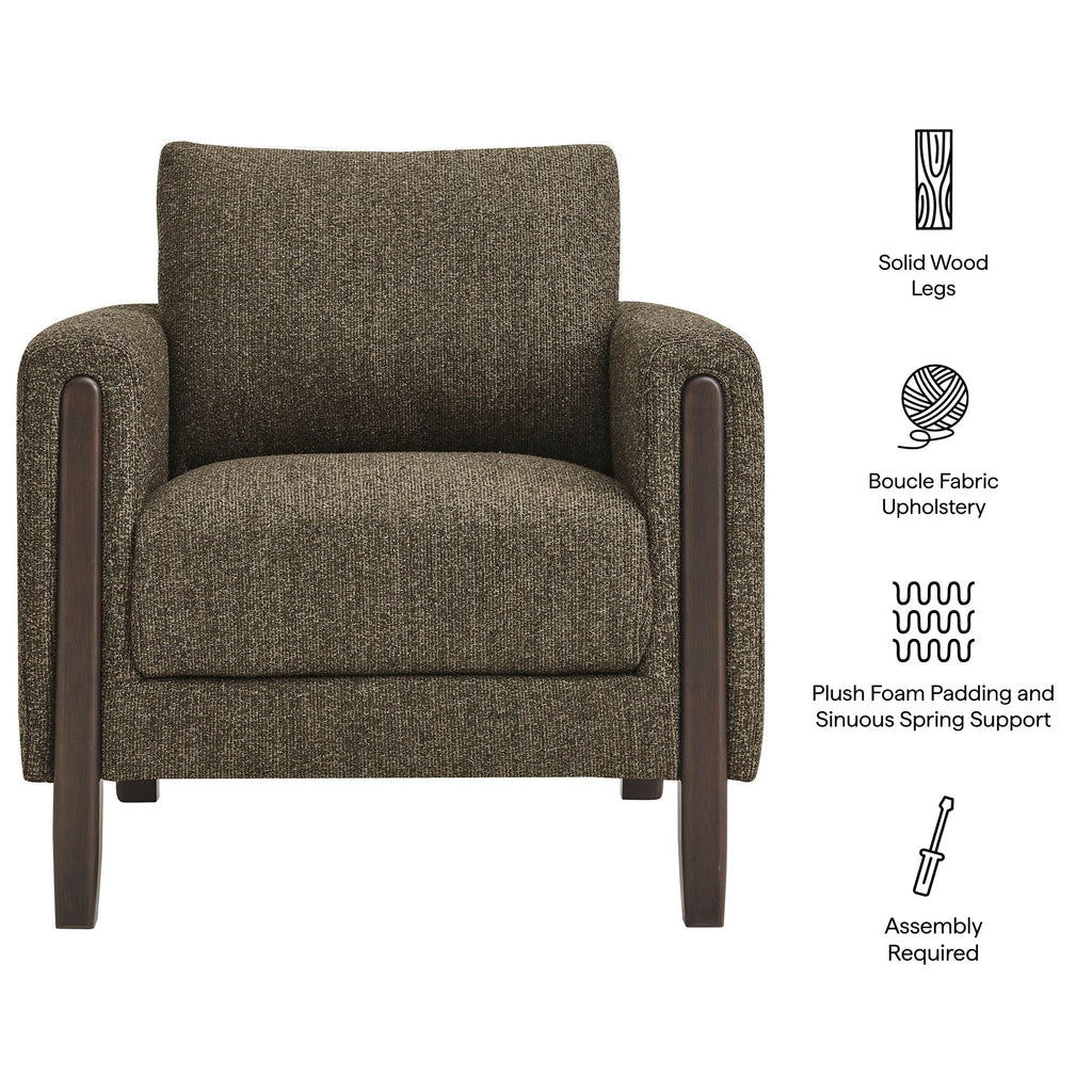 Hawken Boucle Fabric Accent Armchair by Modway