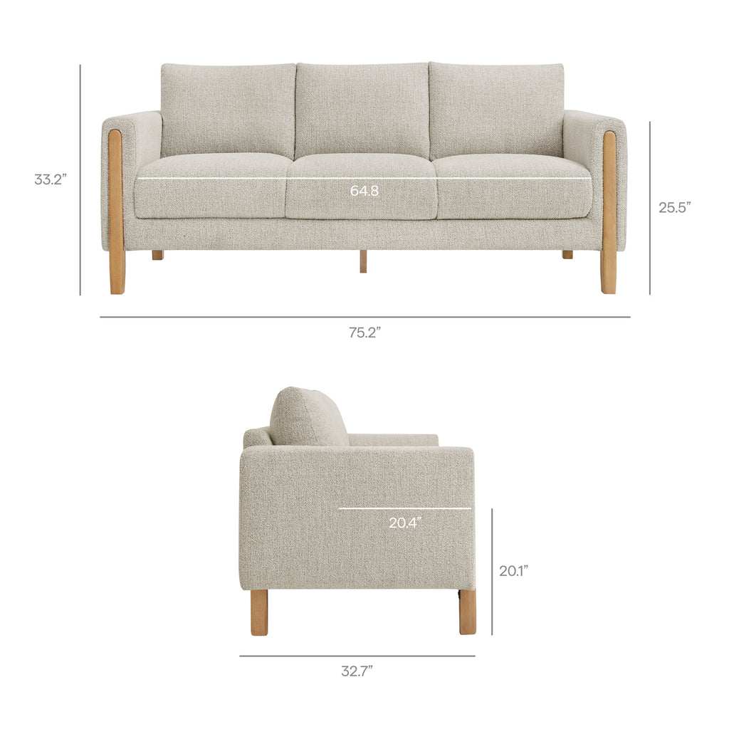 Hawken Boucle Fabric Sofa by Modway