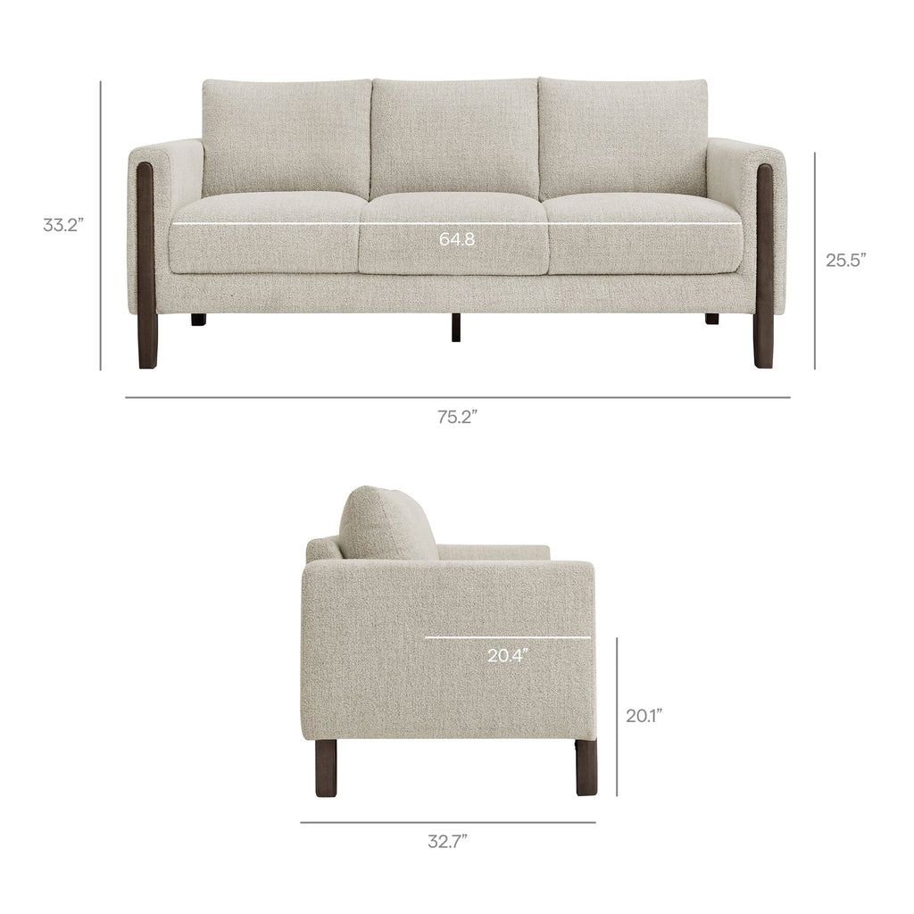 Hawken Boucle Fabric Sofa by Modway