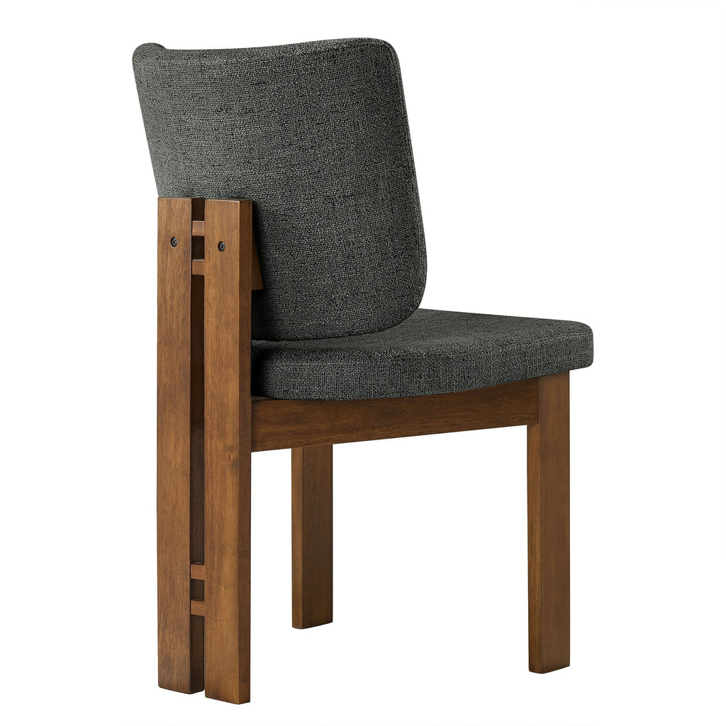 Alba Armless Upholstered Dining Chairs Set of 2