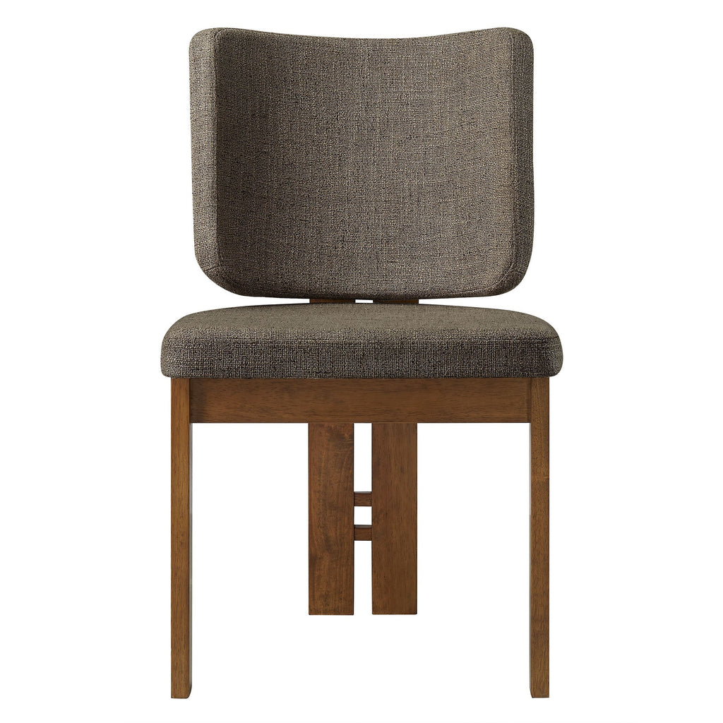 Alba Armless Upholstered Dining Chairs Set of 2